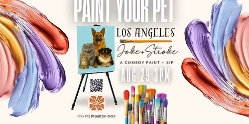 Paint Your Pet, a Comedy Paint and Sip