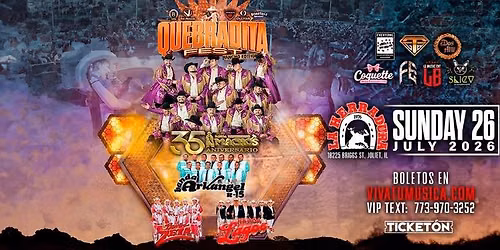 QUEBRADITA FEST - BANDA MACHOS, BANDA ARKANGEL R-15 & MAS