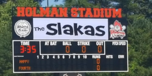 The Slakas at Holman Stadium July 4th