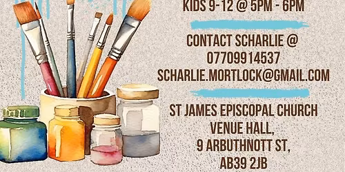 Stonehaven Kids Art Club - Wednesdays