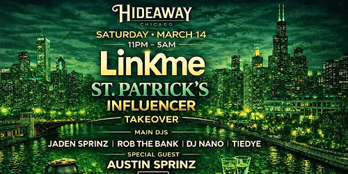 Linkme St. Patrick's Influencer Takeover Party