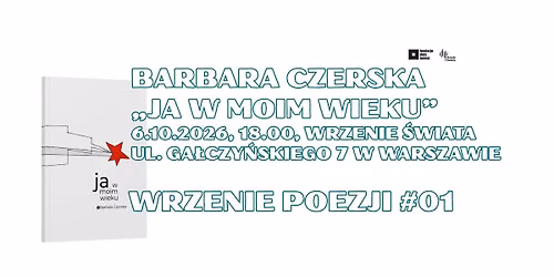 "Ja w moim wieku" - spotkanie z Barbar\u0105 Czersk\u0105 poprowadzi Magdalena Kasperowicz