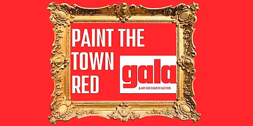 Paint The Town Red Gala featuring Art For Charity Auction