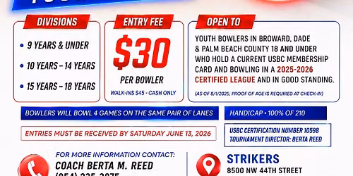 STRIKERS YOUTH BOWLING TOURNAMENT