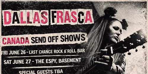  {St Kilda} Dallas Frasca - \ud83c\udde8\ud83c\udde6 CANADA SEND OFF SHOWS