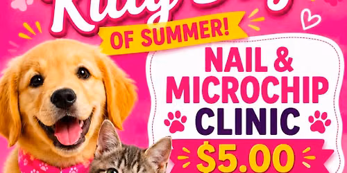 Doggie and Kitty Day and $5 Nail Trims