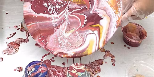 Fluid Art Clock Workshop @ Room To Imagine