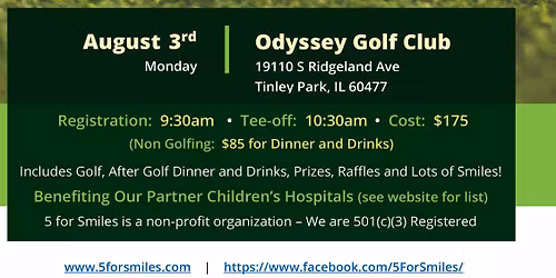 5 For Smiles 6th Annual Charity Golf Outing