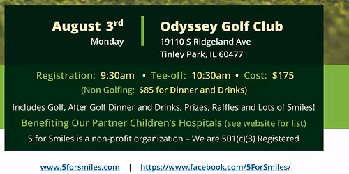 5 For Smiles 6th Annual Charity Golf Outing