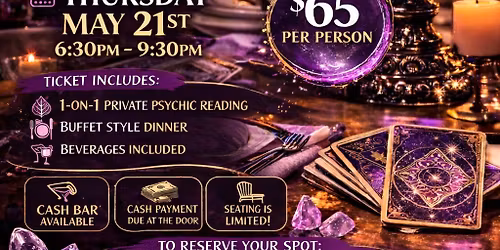 Psychic Dinner Night At Bull Smiths Tavern