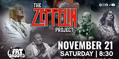 The Zeppelin Project \u2013 November 21 | Fat Daddy's | Mansfield TX