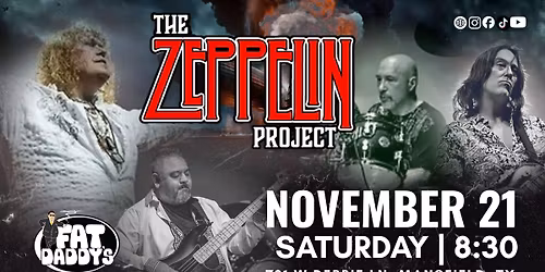 The Zeppelin Project \u2013 November 21 | Fat Daddy's | Mansfield TX