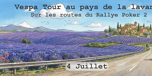 Vespa tour au pays de la lavande 