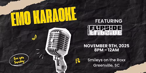 Flipside HOSTS Live Band Karaoke: EMO EDITION