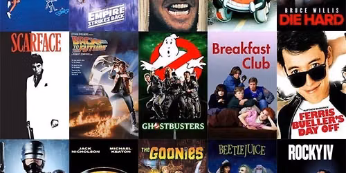 80\u2019s movie\u2019s themed Quizzo