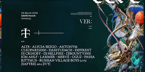 VER x TELETECH pres: OGUZ, DASSTUDACH, RUSSIAN VILLAGE BOYS (live), DJ CRINGEY, ALT8, LAMMER & more