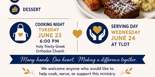 June TLOT Cooking and Serving Event