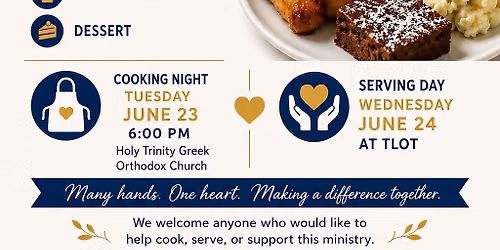 June TLOT Cooking and Serving Event