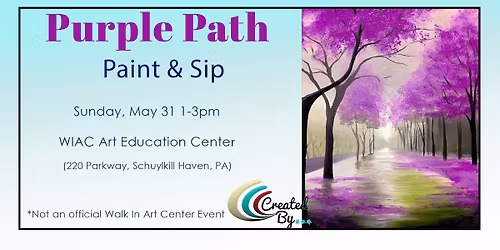 Purple Path Paint and Sip