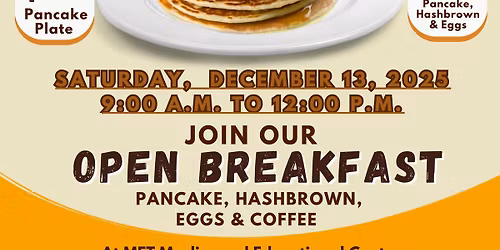 Join Us for Open Breakfast & Pancake Day!