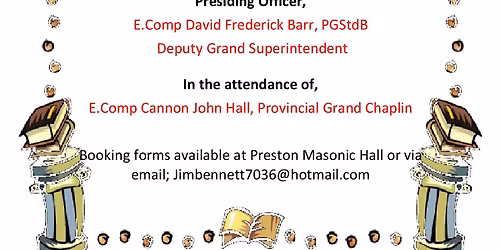 BIBLE DEDICATION CEREMONY - CHAPTER OF UNANIMITY No 113