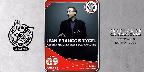 Jean-Fran\u00e7ois Zygel met en musique la Ville de Carcassonne - Festival de Carcassonne 2026