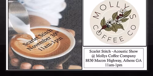 Scarlet Stitch @ Molly's Coffee Company