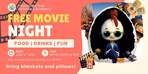 \ud83c\udfacSUMMER MOVIE NIGHT!\ud83c\udfac | Chicken Little