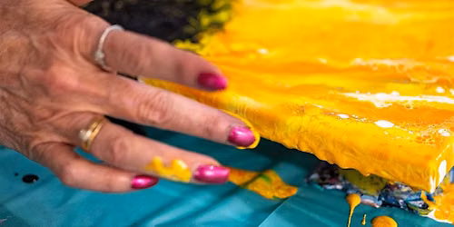 Paints + Pours: Sunflower Workshop
