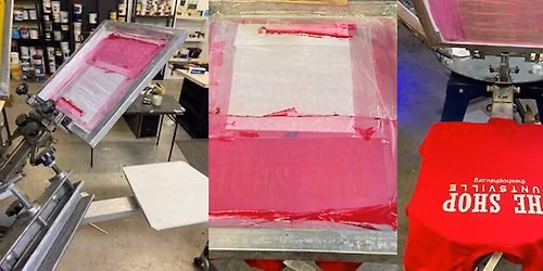 Silk Screen Printing T-Shirt or Hoodie Class (Family Friendly)