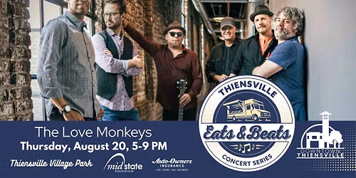 The Love Monkeys at Eats and Beats Concert Series: August 20
