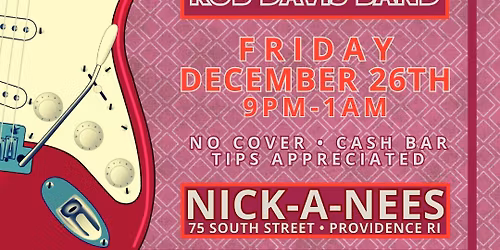 Mark G and Friends present Rob Davis Band