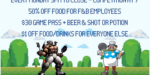 Bites vs Bytes Charleston Food & Bev Worker Gaming Night