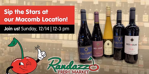 \ud83c\udf77 Sip the Stars of Michigan \u2013 Holiday Wine Tasting Event! \u2b50 Macomb Location