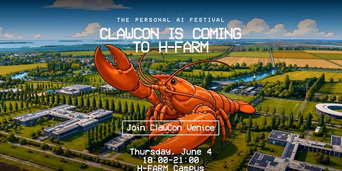ClawCon Venice \ud83e\udd9e The Personal AI Festival