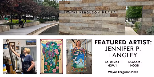 Art Pop-Up in Wayne Ferguson Plaza with Jennifer P. Langley