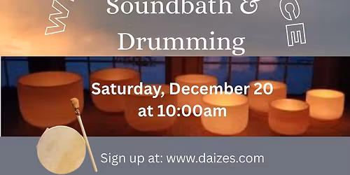 Winter Solstice Full Moon Sound Bath & Drumming