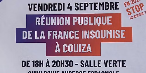 R\u00e9union publique