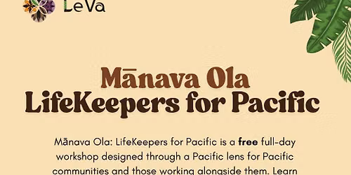 M\u0101nava ola - LifeKeepers for Pacific