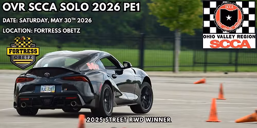 OVR SCCA Solo 2026 Points Event 1