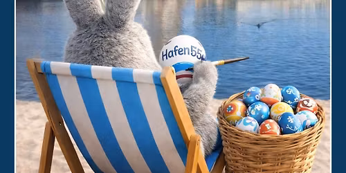 Ostereiersuche am Hafen