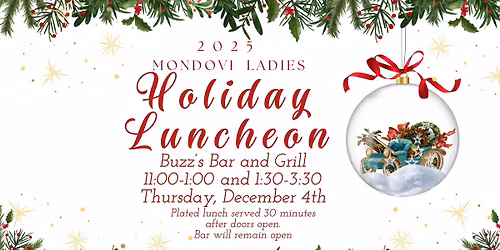 Mondovi Ladies Holiday Luncheon