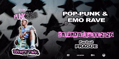 NOV\u00c9 M\u00cdSTO KON\u00c1N\u00cd!\ufe0fSTVW: Punk Rave - Europe Tour 2026 | Praha
