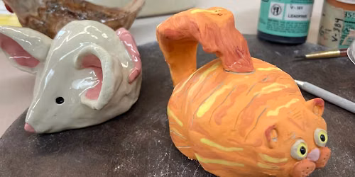 Youth Pottery: Animal Maracas (Ages 7-17)