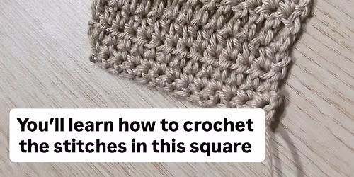 Beginner\u2019s Crochet Class