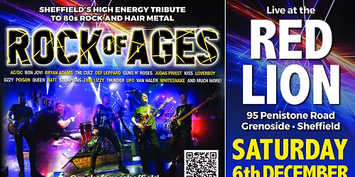 Rock of Ages Live at The Red Lion, Grenoside, Sheffield