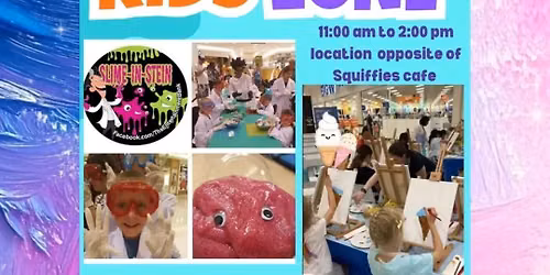 FREE FUN! KIDS ZONE at E SHED!