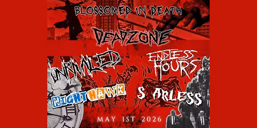 Unrivaled, Deadzone, Nighthawk, Starless & Endless Hours, live at The WC Social Club!