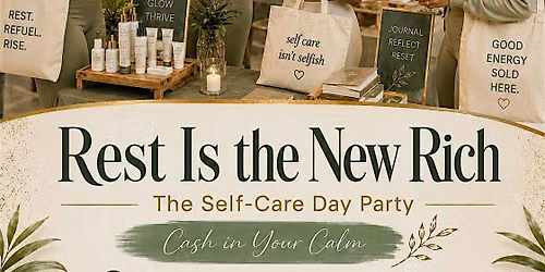 Rest Is the New Rich: The Self-Care Day Party