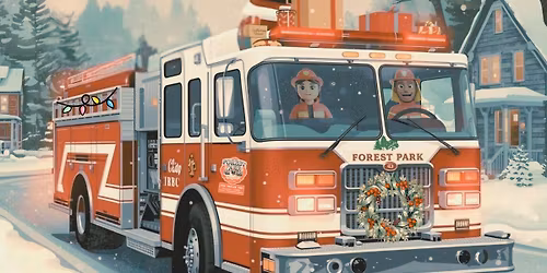 Santa Claus is Coming to Town... on a Firetruck!